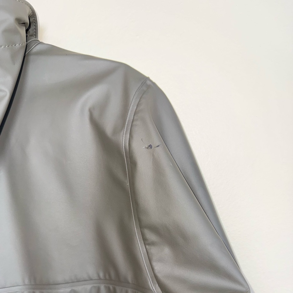 Women's Helly Hansen Women’s Kirkwall ll Dark Grey Green Hooded Raincoat Size L - Picture 11 of 12